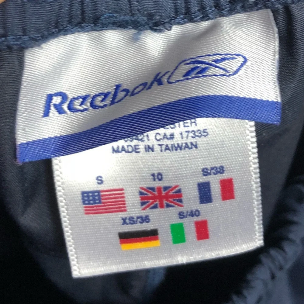 Reebok Athletic Pants Navy Blue size Small - Picture 7 of 7